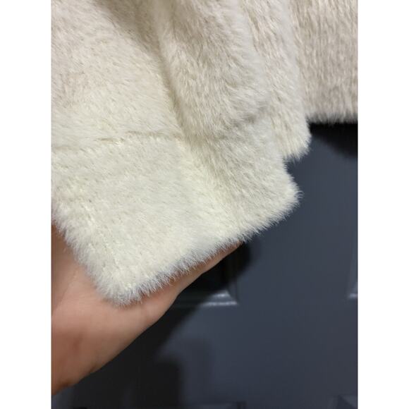 Free People Cream Moonbeam Pullover Fuzzy Soft Sweater- Size - XL- Cream - Picture 6 of 11